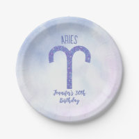  Aries Paars Astrology Sign Birthday Party