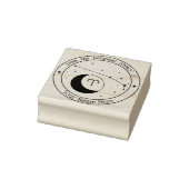 Aries Personalized Zodiac Book Stamp Rubberstempel (Stempel)