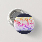 Aries Pin Ronde Button 3,2 Cm (Voorkant /achterkant)