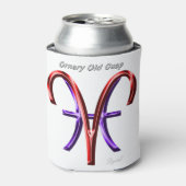 Aries Pisces Ornery Cusp Astrology Zodiac Sign Blikjeskoeler (Blikje Voorkant)