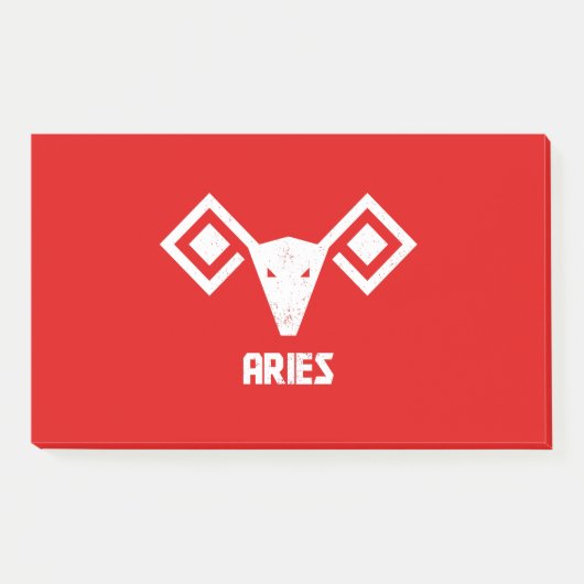 Aries Post-it® Notes (Voorkant)