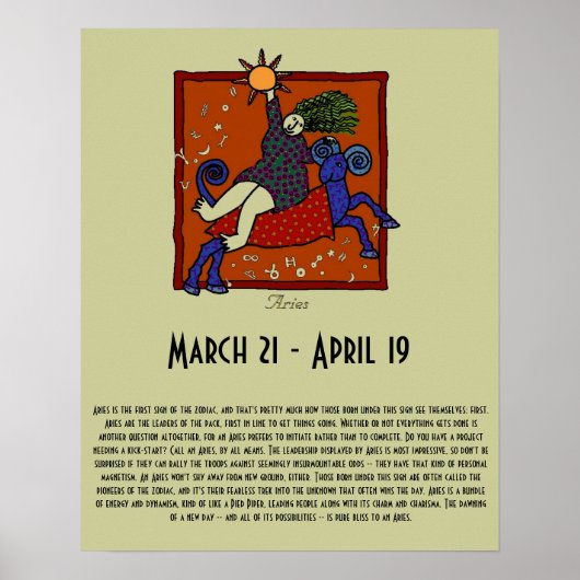 Aries Poster (Voorkant)