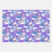 Aries Ram Constellation Stars Birthday Pattern Inpakpapier Vel (Voorkant 2)