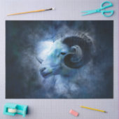 Aries Ram Decoupage Tissuepapier (Craft)