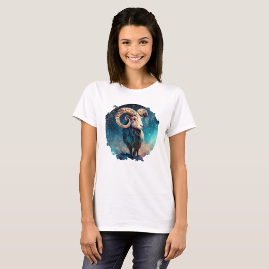 Aries Ram T-shirt (Voorkant volledig)