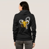 Aries ram zodiac astrologie dames zip sweat - shir (Dos entier)