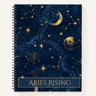 Aries Rising Hemel Astrologie Notitieboek