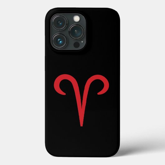 ARIËS Rode Astrologie Sterrenbeeld Maart April Ver Case-Mate iPhone Case (Achterkant)