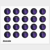 Aries Ronde Sticker (Vel)