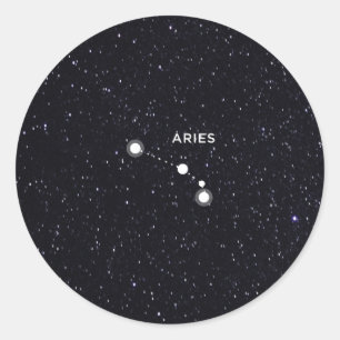 Aries Ronde Sticker
