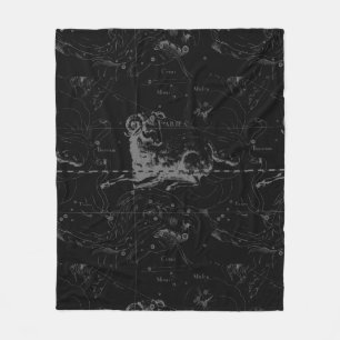  Aries Sign Constellation Hevelius 1690 Fleece Deken