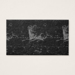  Aries Sign Constellation Hevelius 1690 Visitekaartjes