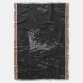 Aries Sign Constellation Hevelius circa 1690 Deken (Voorkant Verticaal)