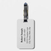 Aries Sterrenbeeld Bagage Label (Achterkant verticaal)