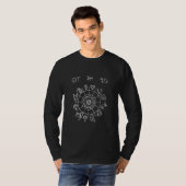 Aries Sun Pisces Moon Capricorn Rising Astrologie T-shirt (Voorkant volledig)
