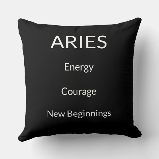 Aries – Surreal Zodiac Art Pillow by PawlickiArt Kussen (Achterkant)