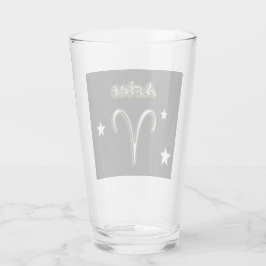 Aries       symbolisch glas (Achterkant)