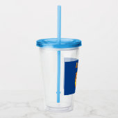 Aries-symbool      acryl drinkbeker (Rechts)