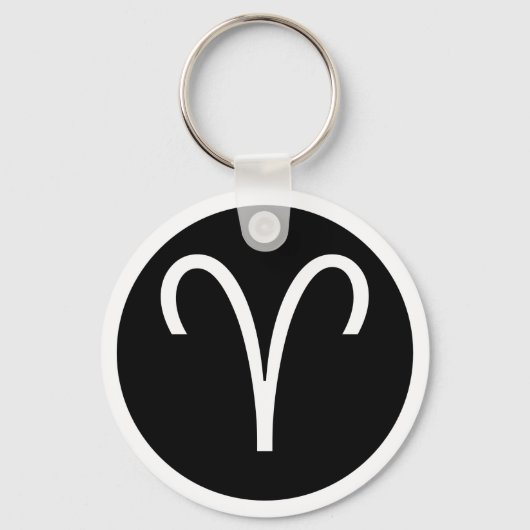 Aries-symbool Sleutelhanger (Voorkant)