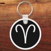Aries-symbool Sleutelhanger (Voorkant)