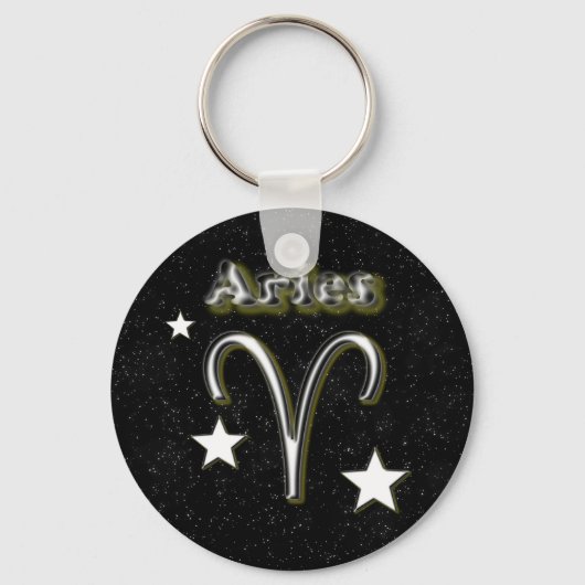 Aries-symbool Sleutelhanger (Voorkant)