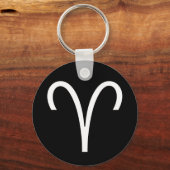 Aries-symbool Sleutelhanger (Voorkant)