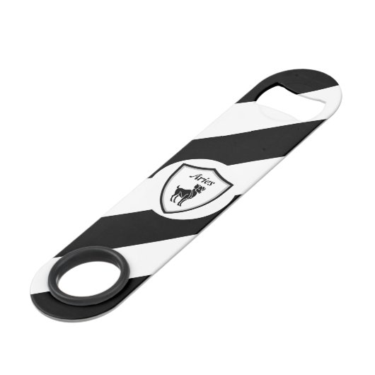 Aries-symbool Speed Flessenopener (Achterkant Gekanteld)