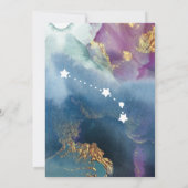 Aries Table Sign Celestial Waterverf Theme Kaart (Achterkant)