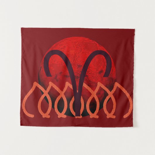 Aries Tapestry Wandkleed (Voorkant (horizontaal))