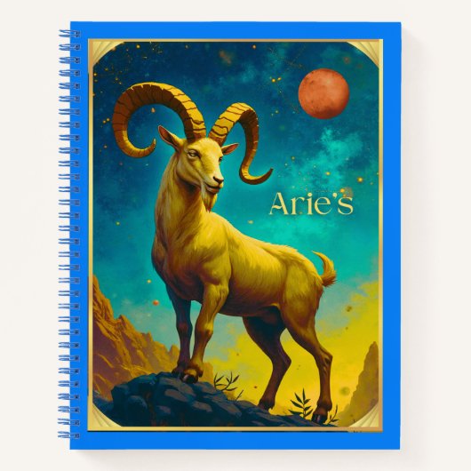 Aries the Ram Zodiac Sign Journal  (Devant)