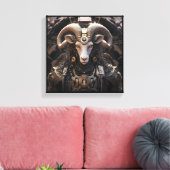 Aries Zodiac Art Canvas (Insitu (Woonkamer))