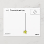 ARIES ZODIAC BIRTHDAY JEWEL BRIEFKAART (Achterkant)