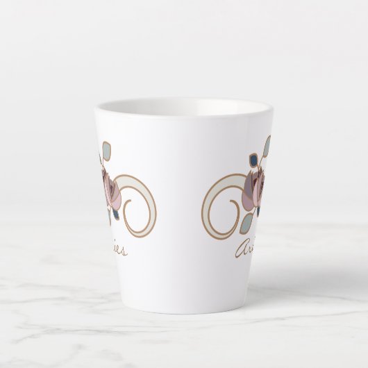 Aries Zodiac Boho Coffee Mug (Devant)