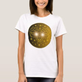 Aries Zodiac Emblem | Minimal Celestial Symbol T-shirt (Voorkant)