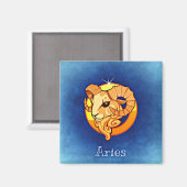 aries zodiac magnet magneet (Voorkant / Achterkant)