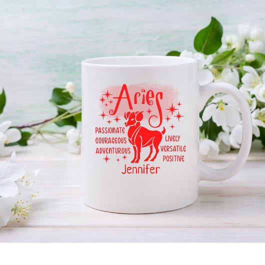 Aries Zodiac Personalized Traits Horoscope Koffiemok
