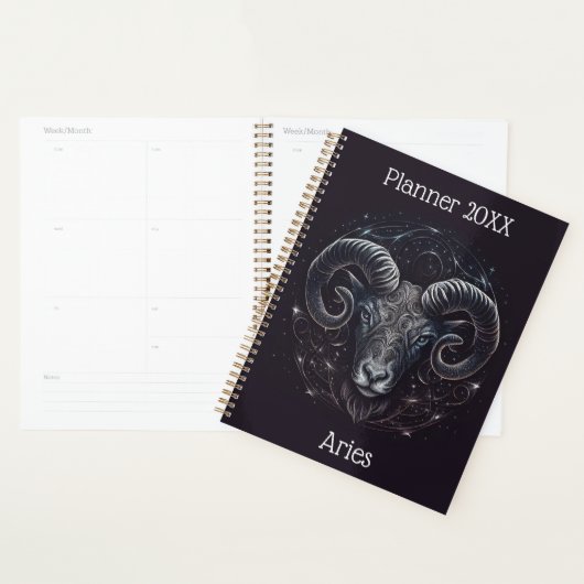 Aries Zodiac Planner (Devant avec enveloppe)