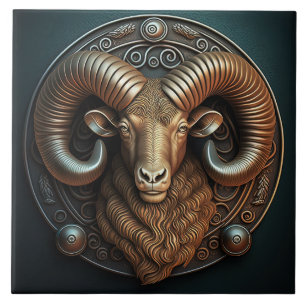 Aries Zodiac Sign Aries Horoscope Tegeltje