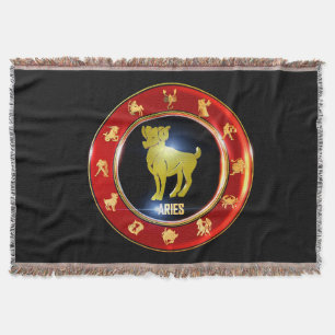 Aries Zodiac Sign Astrology Deken