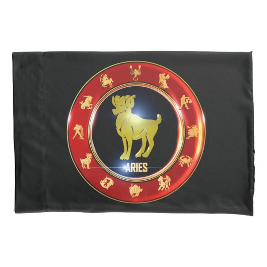 Aries Zodiac Sign Astrology Kussensloop (Voorkant)