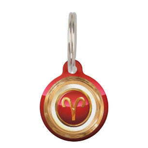 Aries Zodiac Sign Huisdierpenning