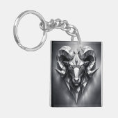 Aries zodiac sign masculine style sleutelhanger (Voorkant Links)