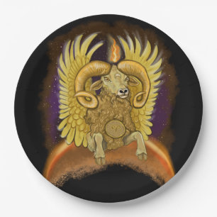 Aries Zodiac Sign Papieren Bordje