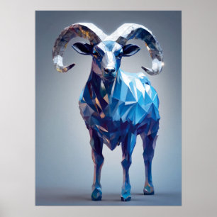 Aries Zodiac Sign Poster