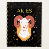 Aries Zodiac Sign&Quote Moderne Elégant Thème Cade (Devant)