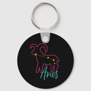 Aries Zodiac Star Sign Astrology Birthday Gift Sleutelhanger