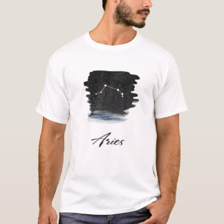 Aries Zodiac Star Sign Constellation and Astrology T-shirt