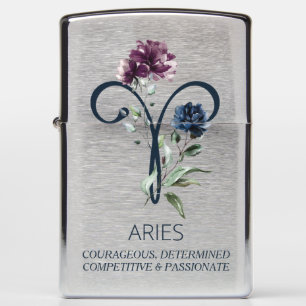 Aries Zodiac Star Sign Zippo Lighter