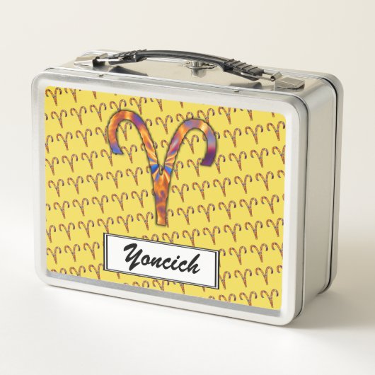 Aries Zodiac Symbol Element van Kenneth Yoncich (Achterkant)