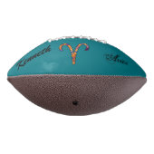 Aries Zodiac Symbol Element van Kenneth Yoncich American Football (Gedraaid 270)